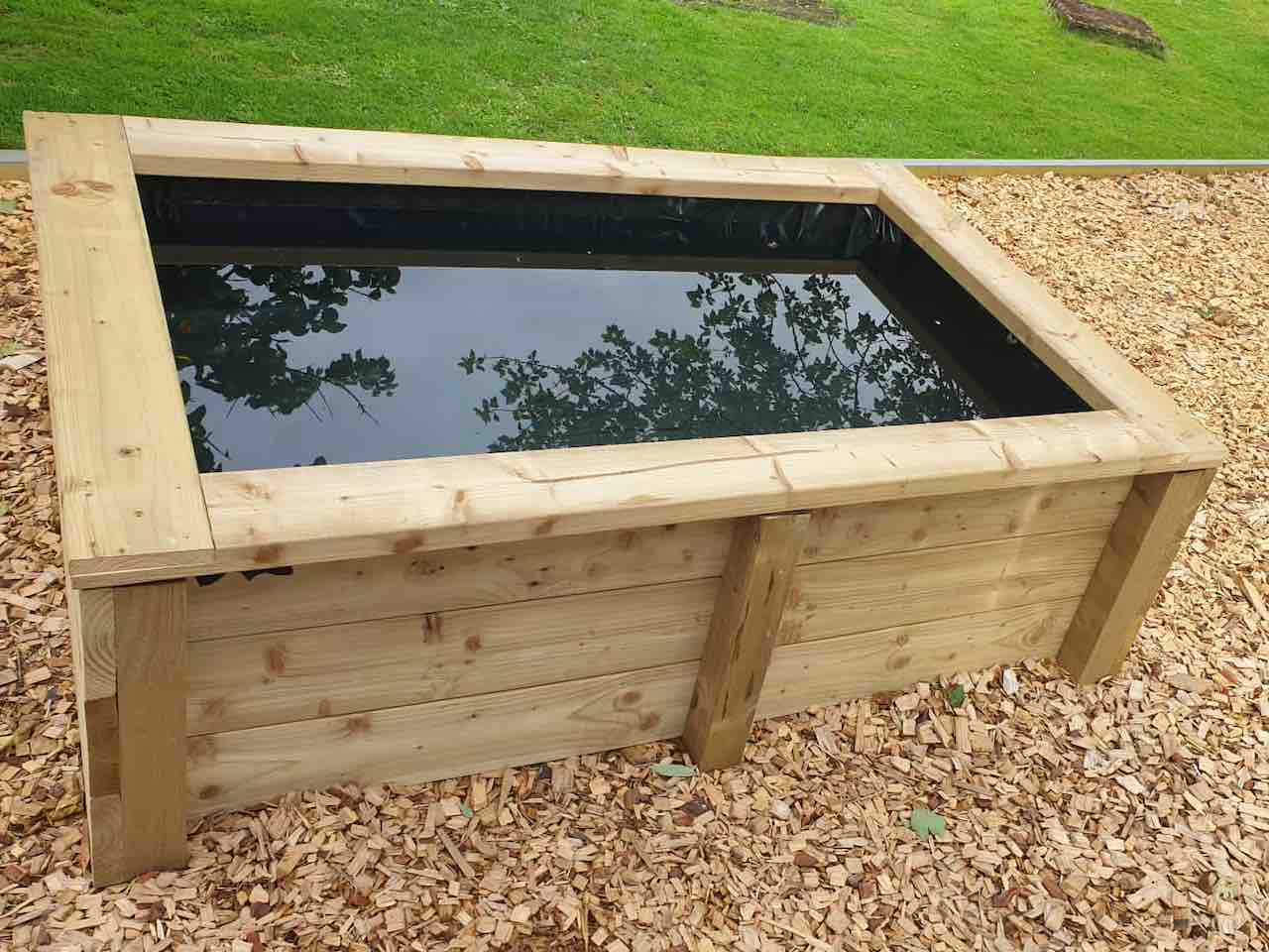 Hi how much water doses this pond hold the 1.2×1.8 and 28inch high thanks mark